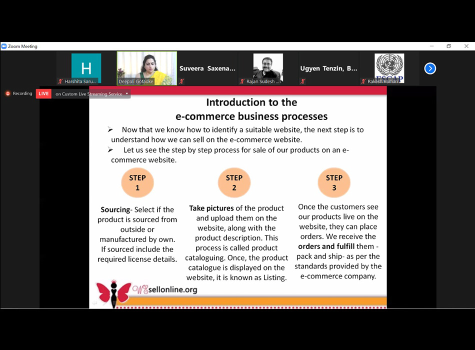 UNESCAP Wesellonline online training photo gallery